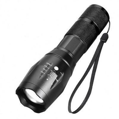 Waterproof Heavy Duty Zoomable flashlight 5Modes Aluminum High Power Led Focus Torch Flashlight