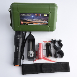 Hot Sale Promotion LED Torch light Custom Logo rechargeable LED Flashlight kit