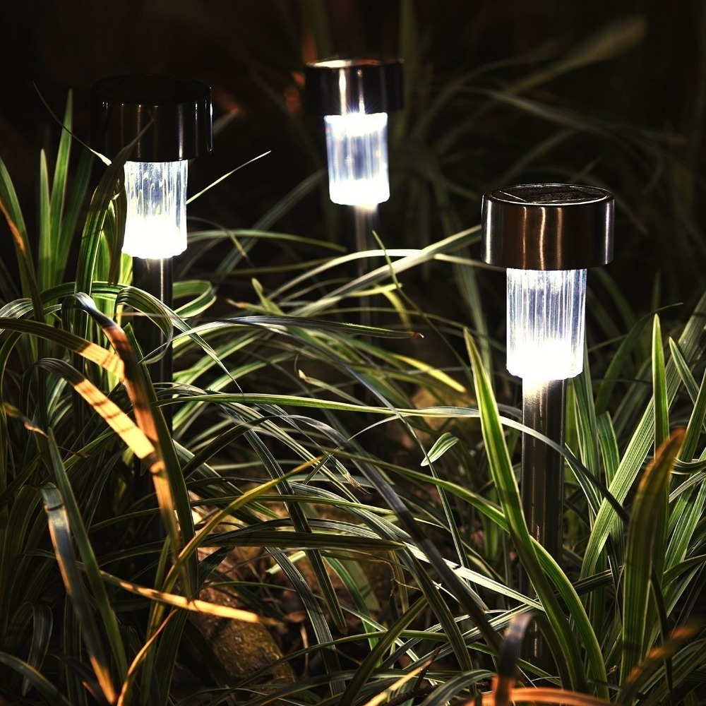 Wholesale Outdoor Solar landscape Underground Light 8 LED Solar Lawn Lamp Garden Buried Solar Lawn pathway light for yard