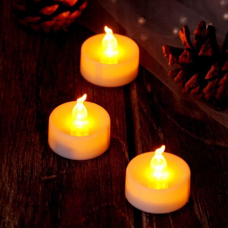 Christmas decoration battery mini flameless led tea light candle