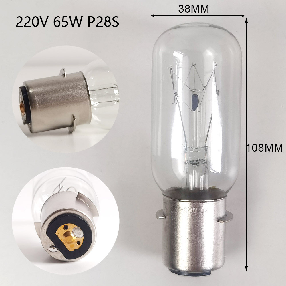 P28S Marine Lights 24V 65W Professional Sailing Bulb Navigation Light Bulb 2700K Clear Glass Marine Light Bulbs