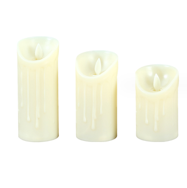 7.5*12.5 cm LED candle light warm white flameless tea light