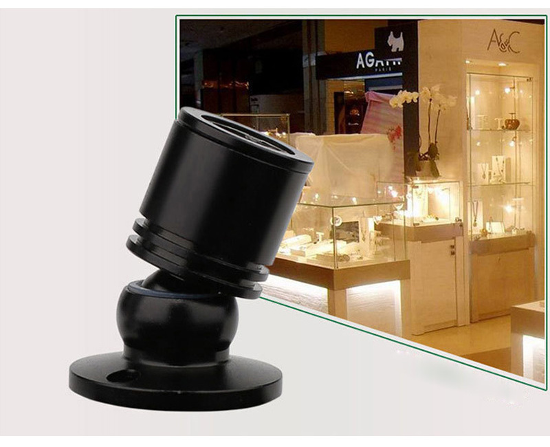 Shenzhen 1W black or silver aluminum mini LED Spot display cabinet light