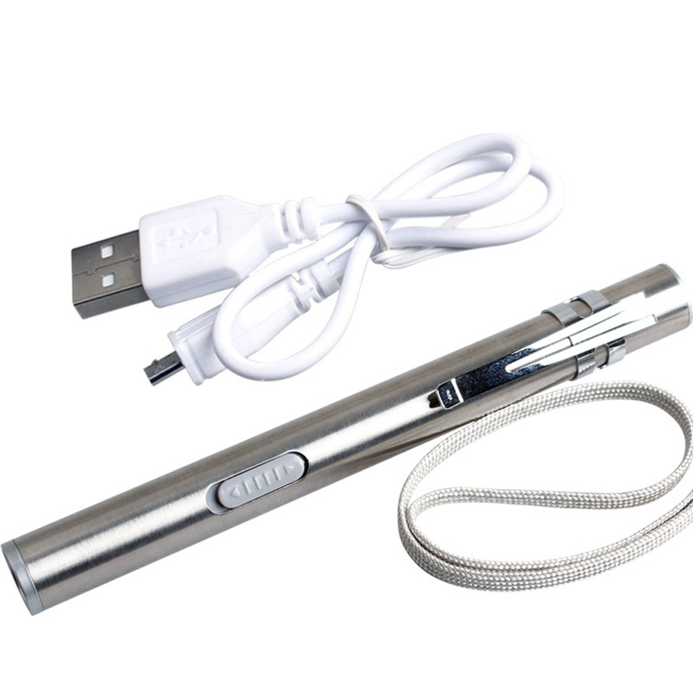 Portable Mini Pen Light Nurse Medical Pen Lights for Nurses Doctors Reusable Penlight White LED Light Flashlight