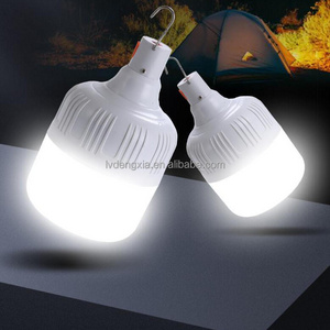 USB Rechargeable LED Light Bulbs Battery Operated Emergency Bulb with Hooks for Power Outage Wireless Home Outdoor