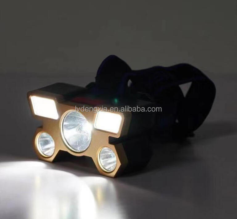 Rechargeable Headlamp High Lumen Bright Head Lamp USB Head Light Flashlight for Outdoor Running Hunting Hiking Camping