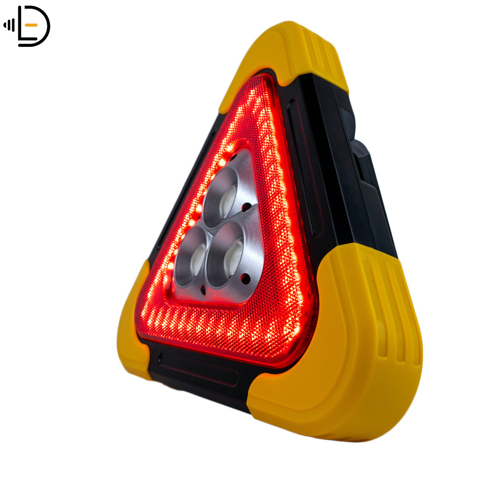 new Solar power Portable LED USB  Emergency War Triangle Emergency Warning Work Light for Road Rescue Car Repairing camping