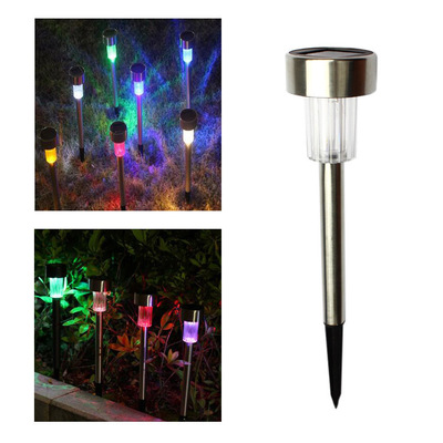 Wholesale Outdoor Solar landscape Underground Light 8 LED Solar Lawn Lamp Garden Buried Solar Lawn pathway light for yard