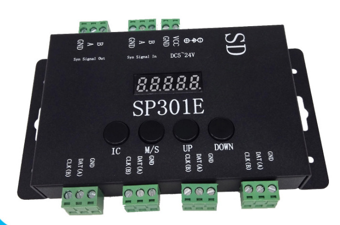 SP301E SD Card Programmable LED Controller For Addressable LED Strip Pixel Panel WS2812B