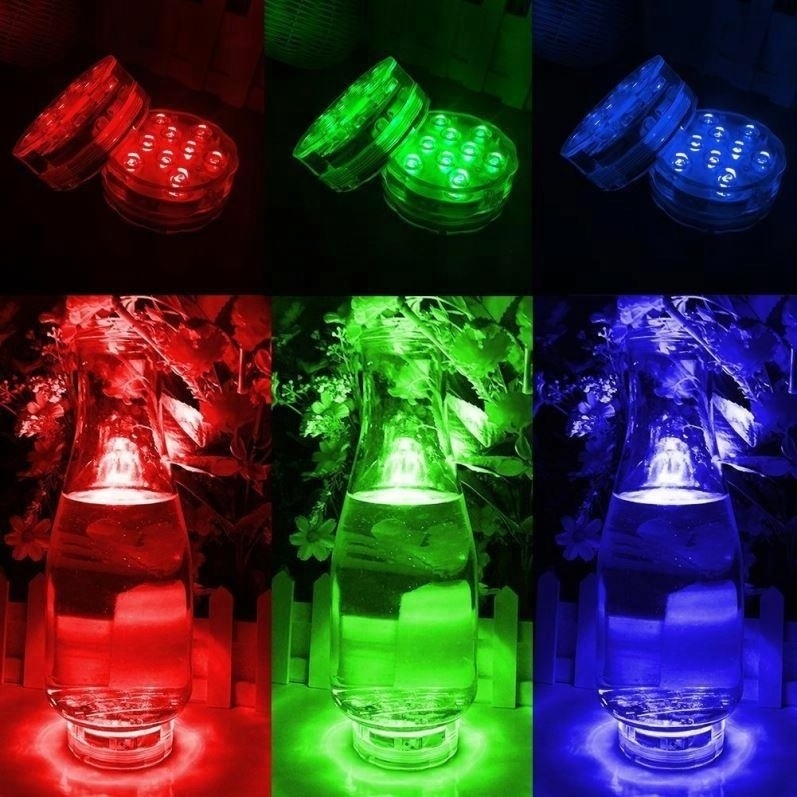 Home Decoration Pieces RGB Lights Led Light Base for Crystal Vase Hookah Wedding Decoration