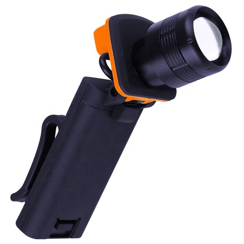 1W XPE COB LED Clip Flashlight 50 Lumens AAA Batteries