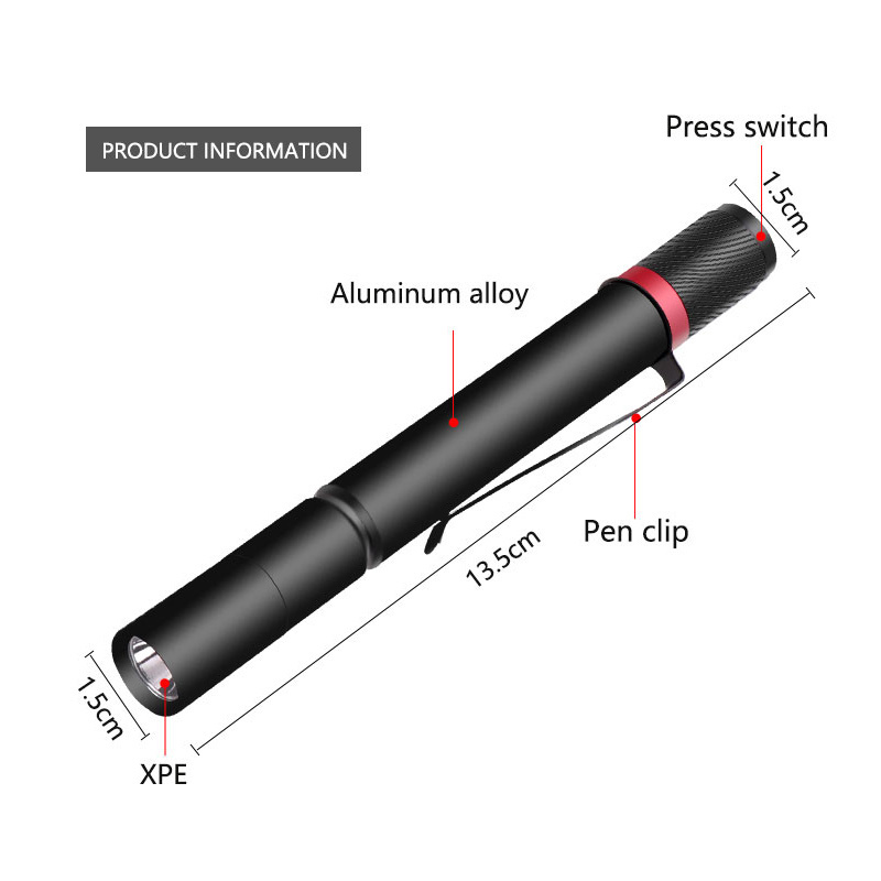 LED Mini Small Flashlight with Clip