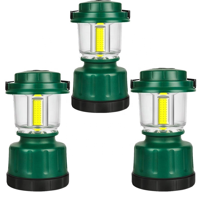 2500 Lumens Outdoor Battery Operated Camp Lantern With Hanging Handle