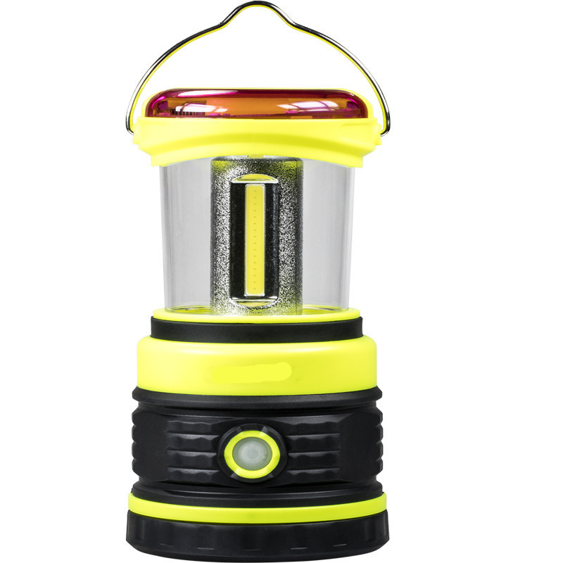 1000 Lumen COB Camping Lantern with Red Safety Flasher