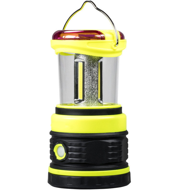 1000 Lumen COB Camping Lantern with Red Safety Flasher