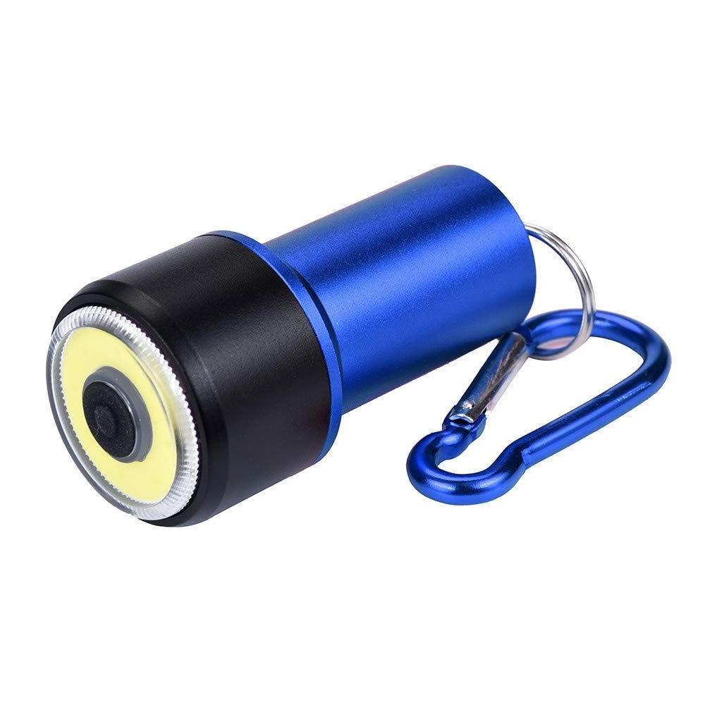 Quick-Release Keyring Flashlight with COB LED Light