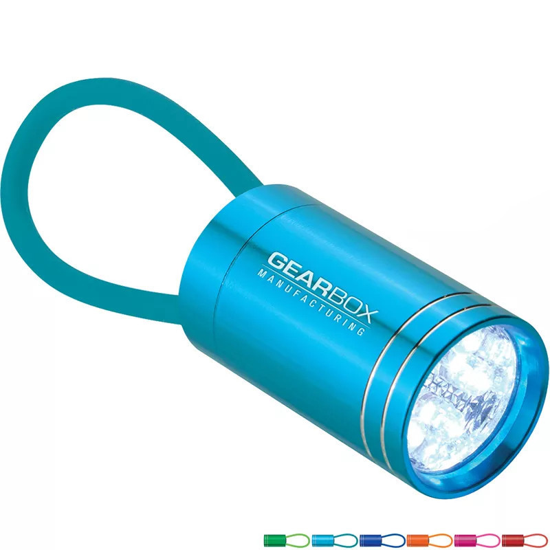 Glow in Dark Aluminum Mini Flashlight