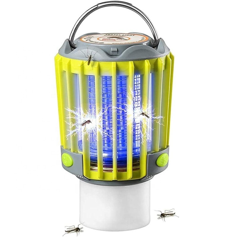 Bug Zapper Portable Camping Lantern with LED Flashlight