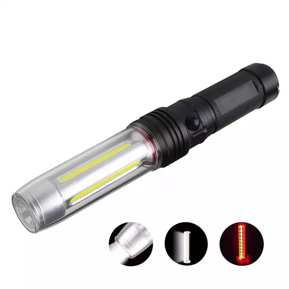 XPE + COB 1200 Lumens Magnetic Tail LED Flashlight