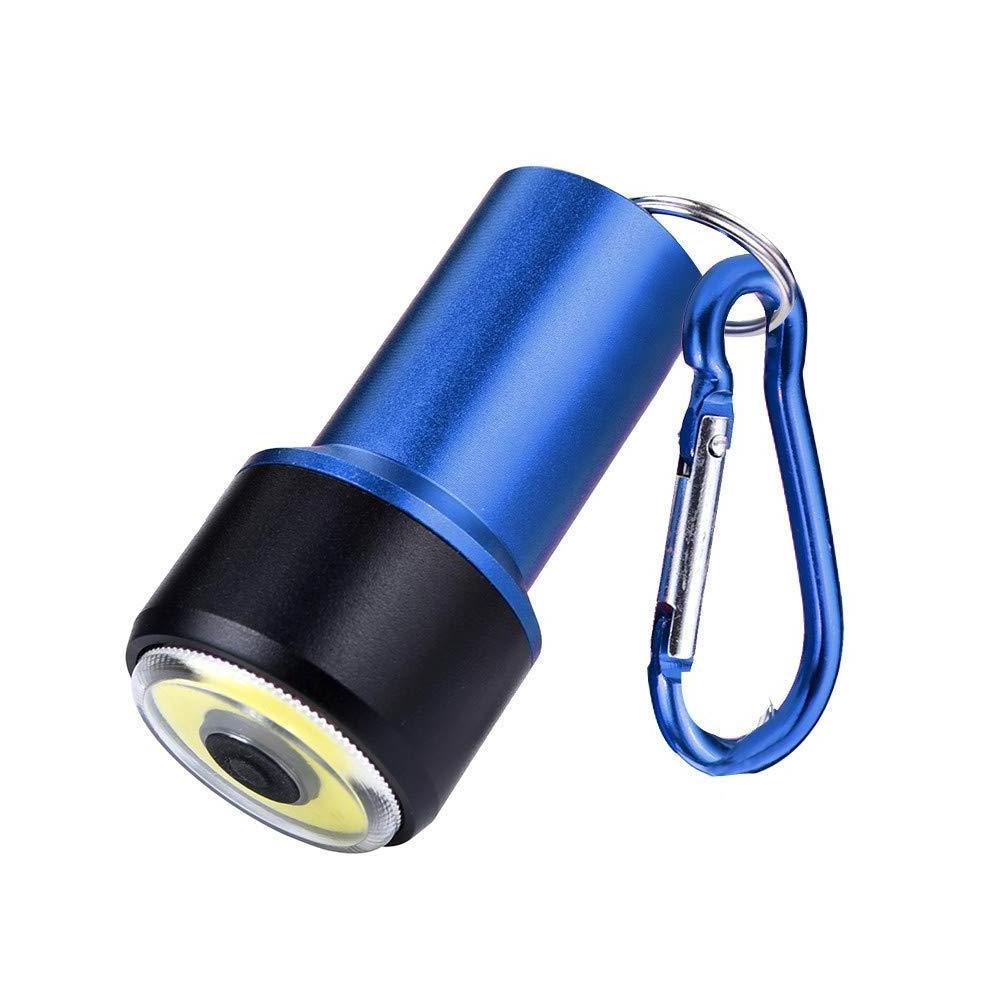 Quick-Release Keyring Flashlight with COB LED Light