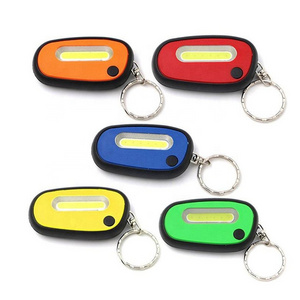 Mini COB LED Keychain Flashlight