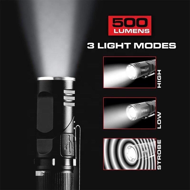 500 Lumen 90 Degree Pivoting Flashlight