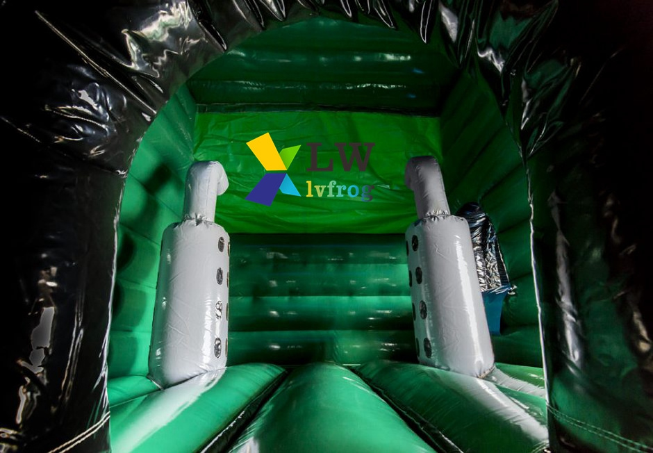 Factory price inflatable tractor bouncy castle slide inflatable kids fun bouncer house for sale