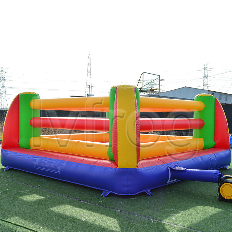 Commercial PVC battle zone wrestling games sport arena bounce house inflatable boxing ring for kids