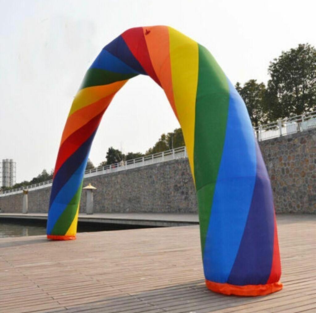 High Quality Inflatable Arch Custom Size Advertising Inflatable Rainbow Arch for Event Parties and Ceremonies