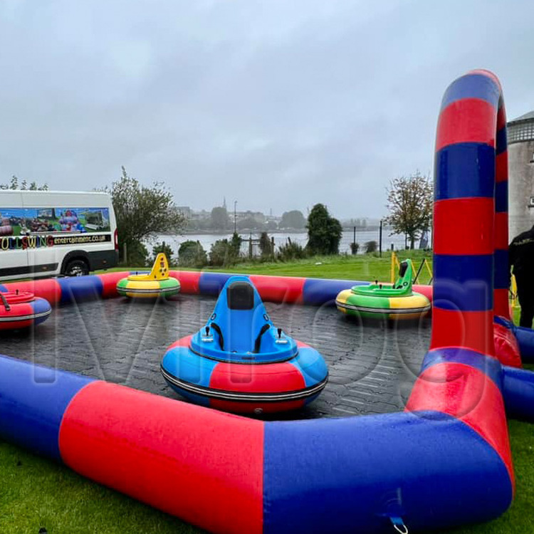 Commercial Grade Bumper Cars Arena Track Inflatable Fence Race Track