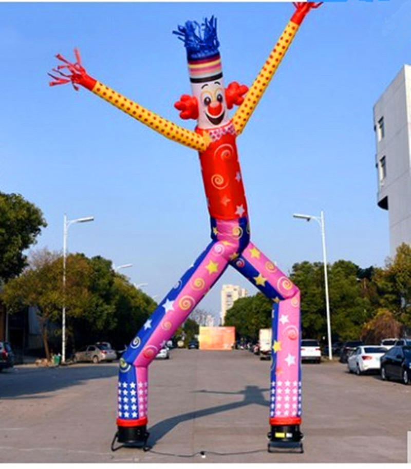 Customized Print Inflatable Advertising Tube Man Blower Air Waving Hands Sky Dancer Inflatable Wave Man For Events