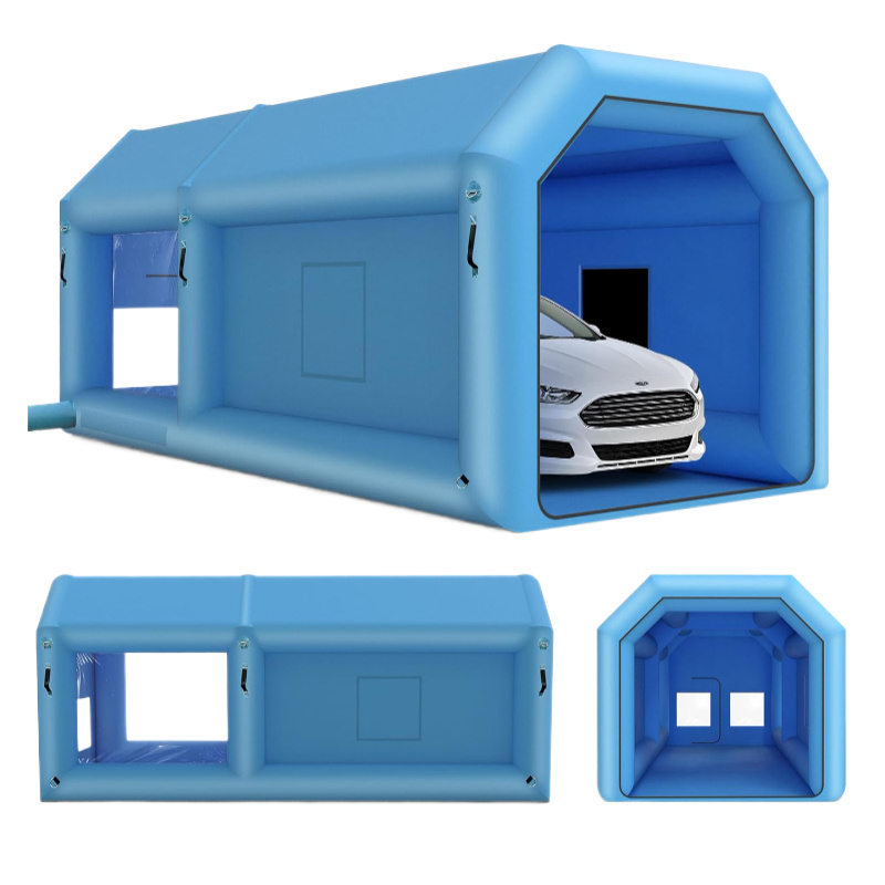 Large Space Inflatable Spray Paint Tent Booth with Blowers Professional Inflatable Spray Booth Portable Car Painting Booth Tent