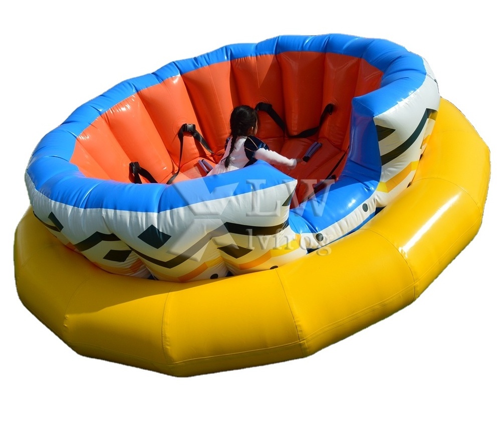 Commercial air viking inflatable totter,  inflatable air disco pang pang bounce for kids