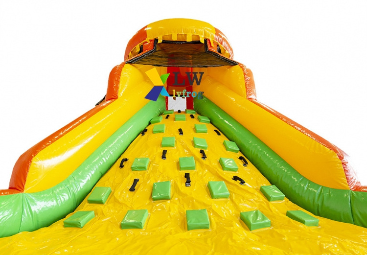 Volcano Rush Commercial Inflatable Volcano Slide Multilane Water Slide for Kids PVC Free Printing Customized Size EN71, Ce