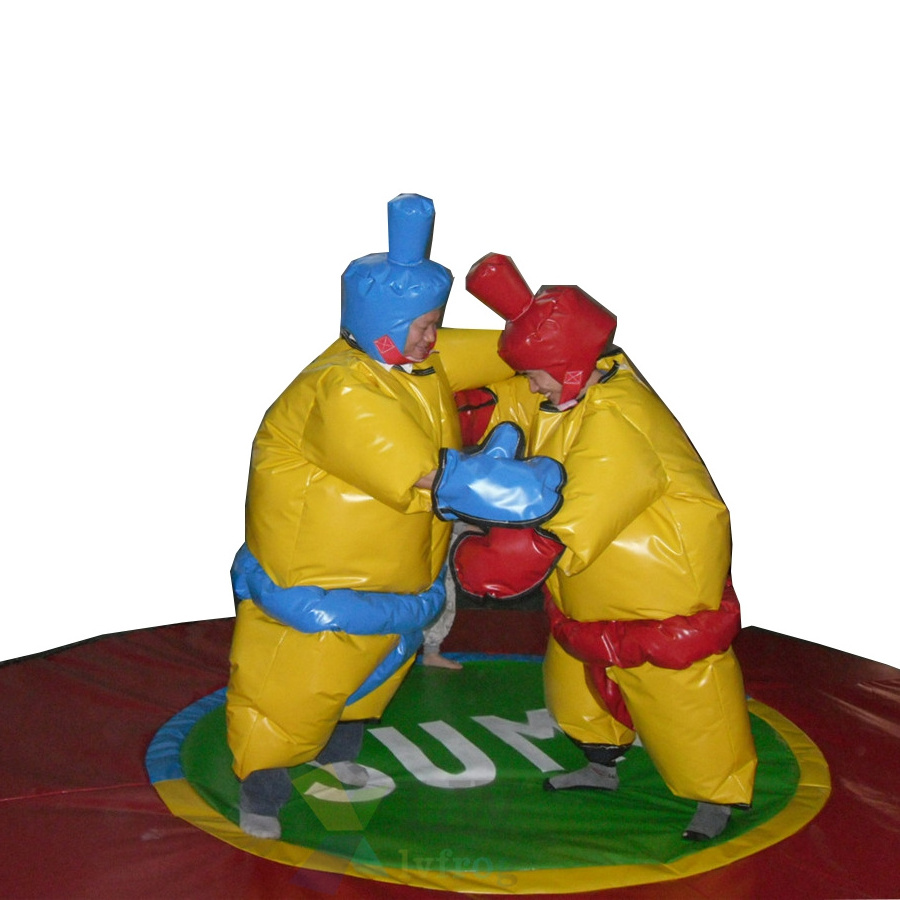 hot sale party city sumo suit inflatable boxing sumo wrestling suits with different size for kids and adults