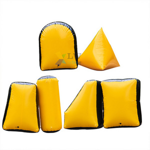 Outdoor Crazy Archery Games CS Shooting Inflatable Obstacle Bunkers Paintball For Sale