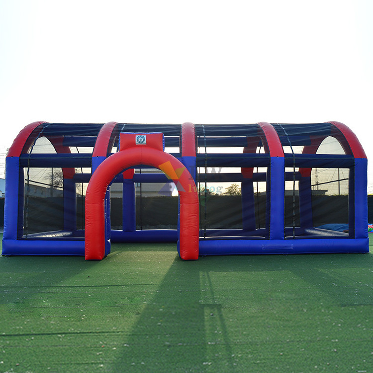 Large Cheap Inflatable Paintball Arena Durable Bunker Arena Structure Dodgeball Game Inflatable Paintball Bunker Tent