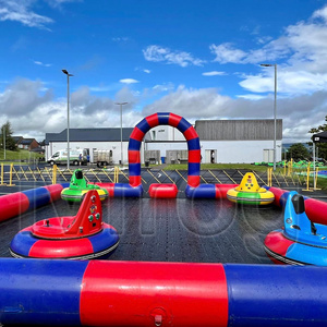 Commercial Grade Bumper Cars Arena Track Inflatable Fence Race Track