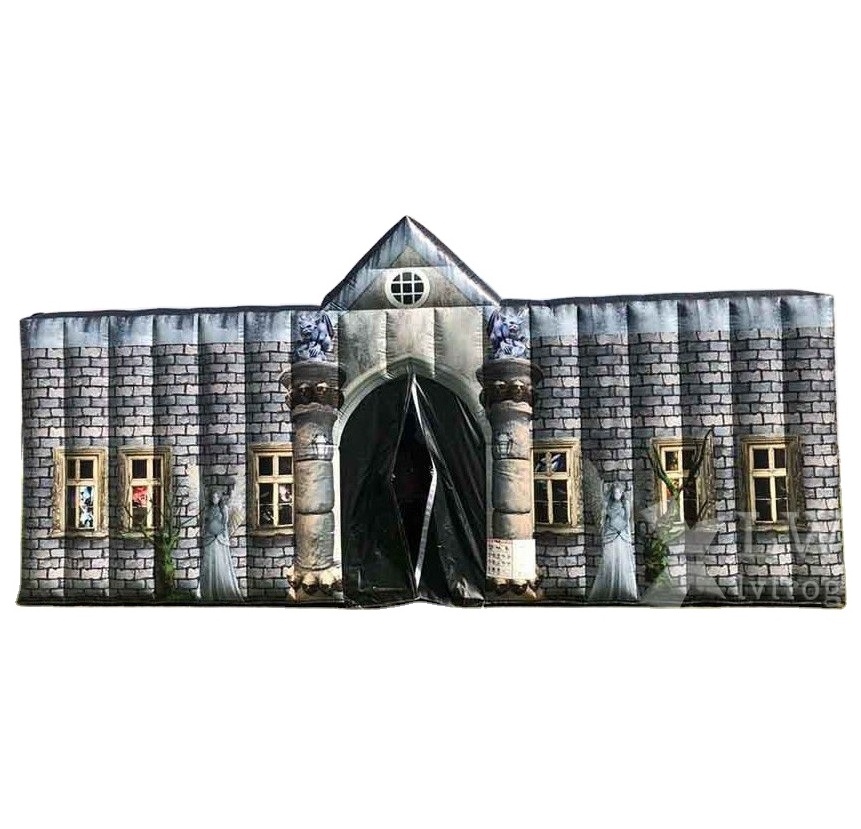 New design inflatable frenzy events horror house Halloween haunted house maze for sale