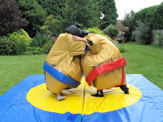 hot sale party city sumo suit inflatable boxing sumo wrestling suits with different size for kids and adults