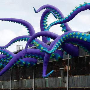 Hot Sale Customized Giant Animal Advertising Model Inflatable Octopus Tentacle for Building Decoration