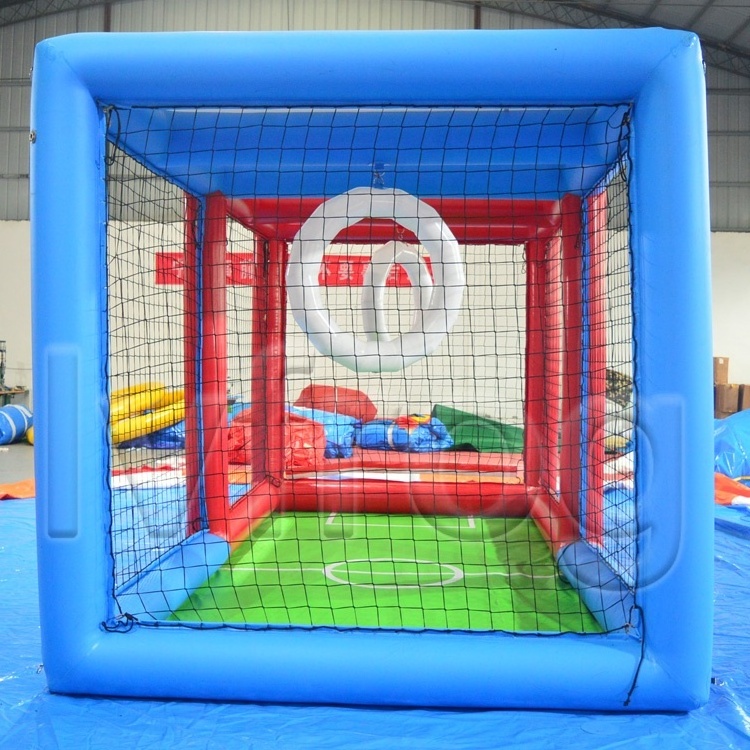 PVC Tarpaulin Inflatable Soccer Frame Court Inflatable Drone Football Field For Sale