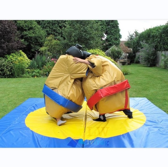 hot sale party city sumo suit inflatable boxing sumo wrestling suits with different size for kids and adults