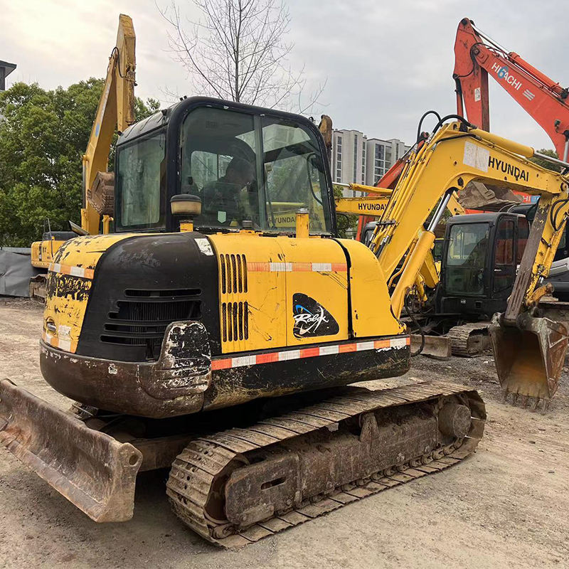 Used hyundai r60-7 excavator secondhand construction machinery hydraulic R60-7 Mini excavadora