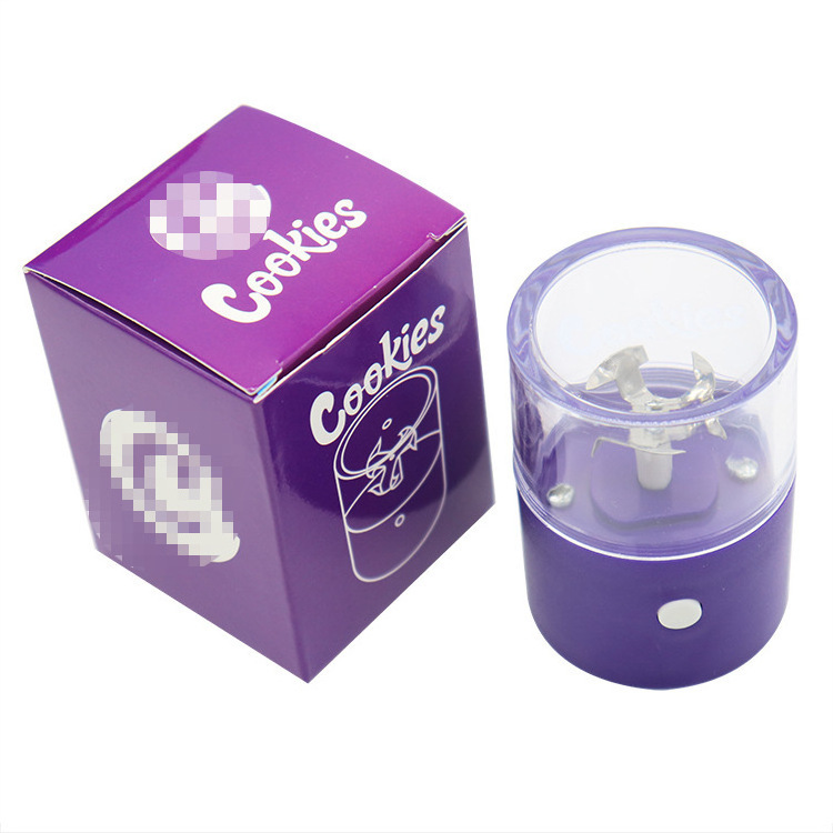 Lvhe Lighters & Smoking Accessories Automatic Portable USB Charging Plastic Electric Herb Grinder