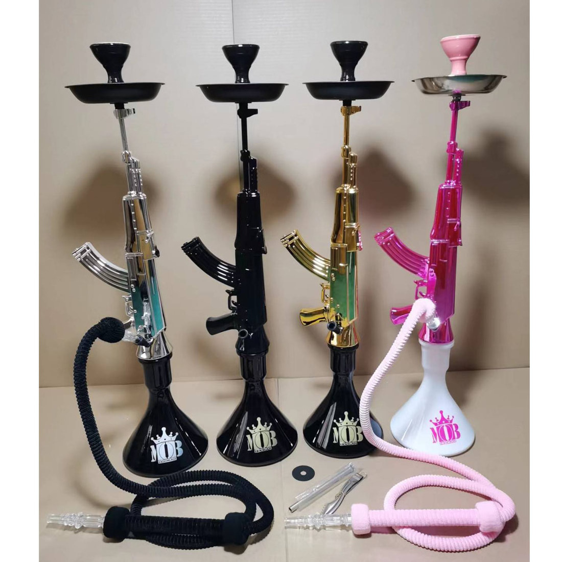 T015 LVHE China Factory Gun Shisha Hookah AK47 Hookah