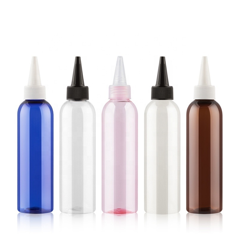 200ml 6oz 8oz Pet Plastic Easy Squeeze Bottles Twist Top Caps Plastic 8 Oz Bottles Empty For Hair Oil