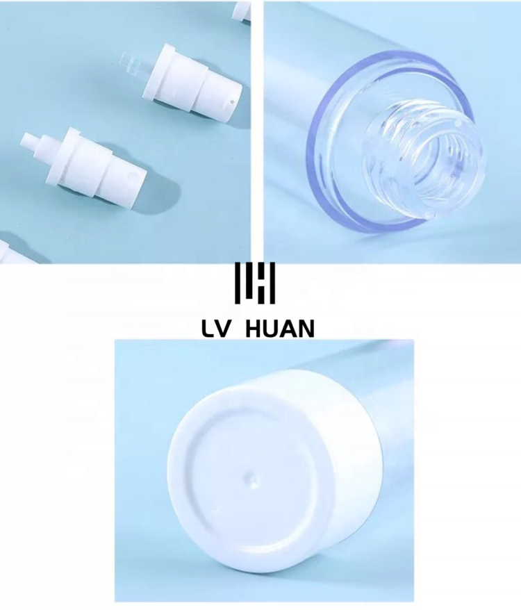 Best-Selling Plastic Airless Bottle 15ml 30ml 50ml Cosmetic Press Dispensing Travel Size Lotion Pump Bottle