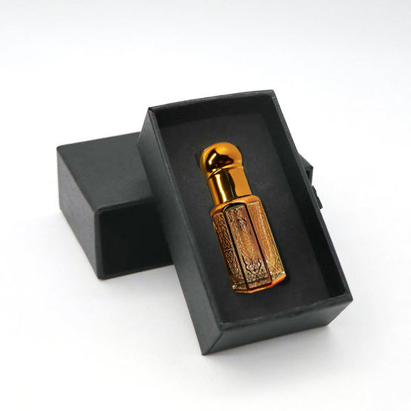 Custom Luxury Empty Essential Oil Tola Attar Bottles Boxes Set Magnetic Packaging Coffret Parfum Arabic Attar Bottles With Box