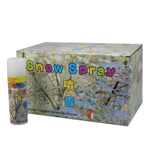 Custom Design 250ml White Snow Foam  Party Joker Spray